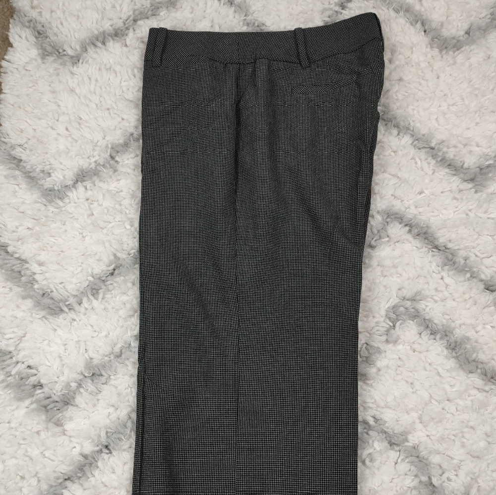 Ann Taylor Size 8 Dress Pants Black/Grey